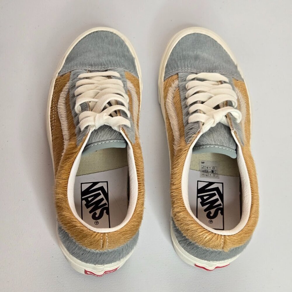 Vans Old Skool 36 DX Anaheim Factory Gray Pony Sneaker Women Sz 7 Mens Sz 5.5 - Picture 5 of 9